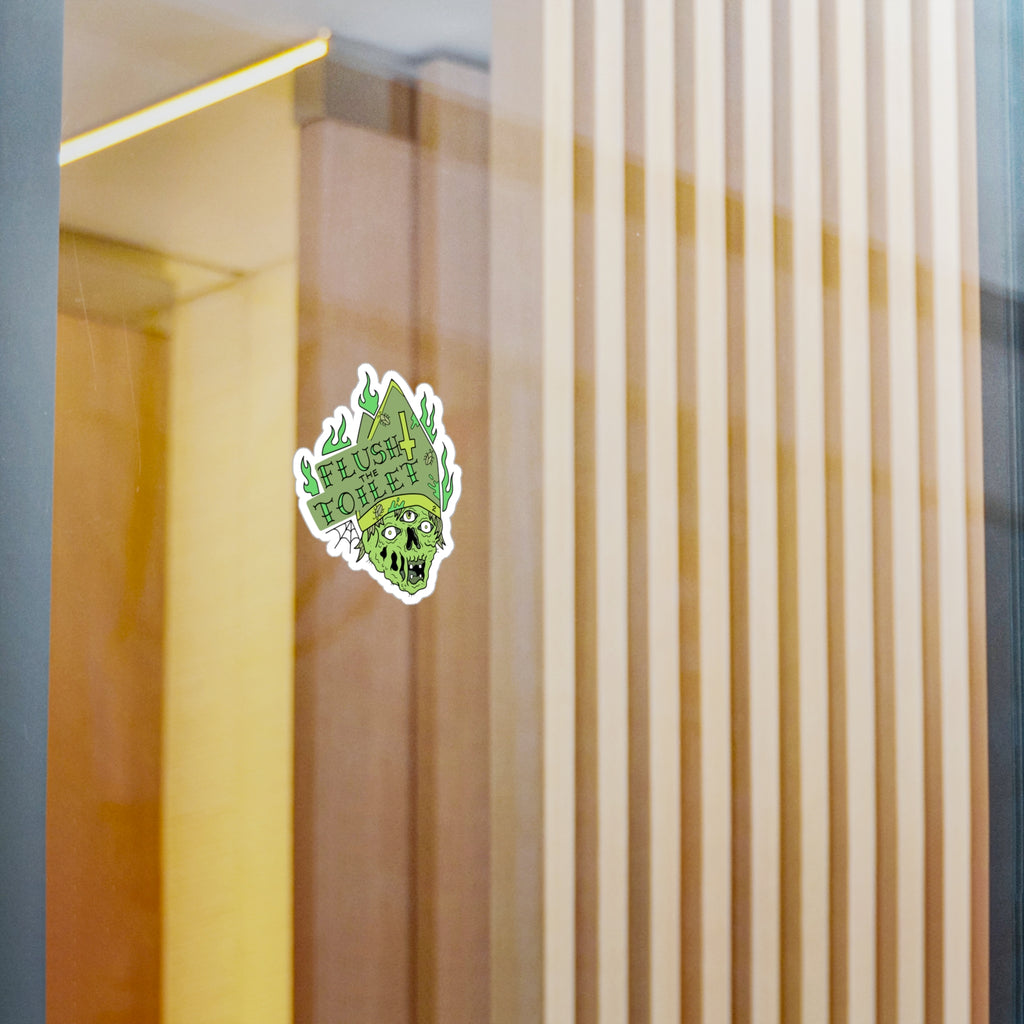 “2Filthi” Flush The Toilet Vinyl Decal