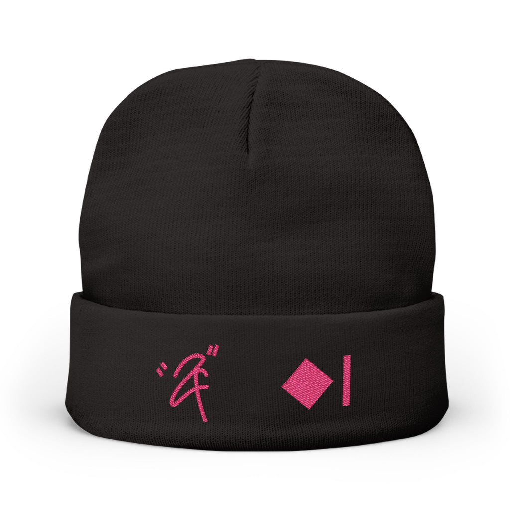 “2Filthi” Filth Wave Zero One Knit Beanie Embroidered