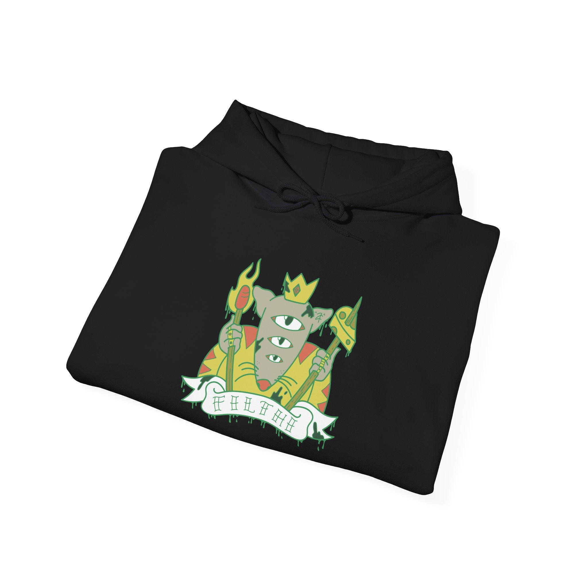 “2Filthi” King of filth Hooded Sweatshirt