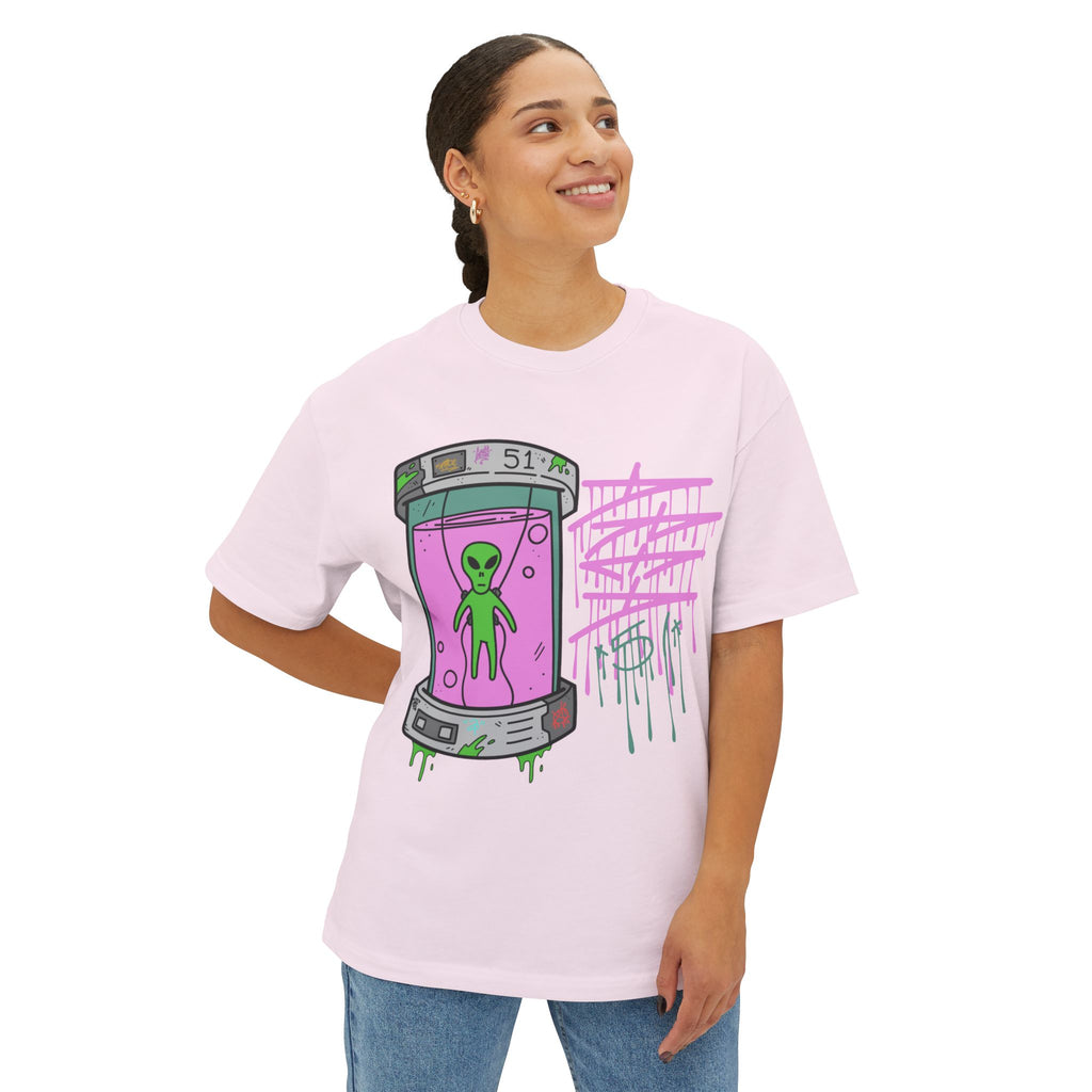 51 Conspiricies boxy style t-shirt by “2 Filthi”