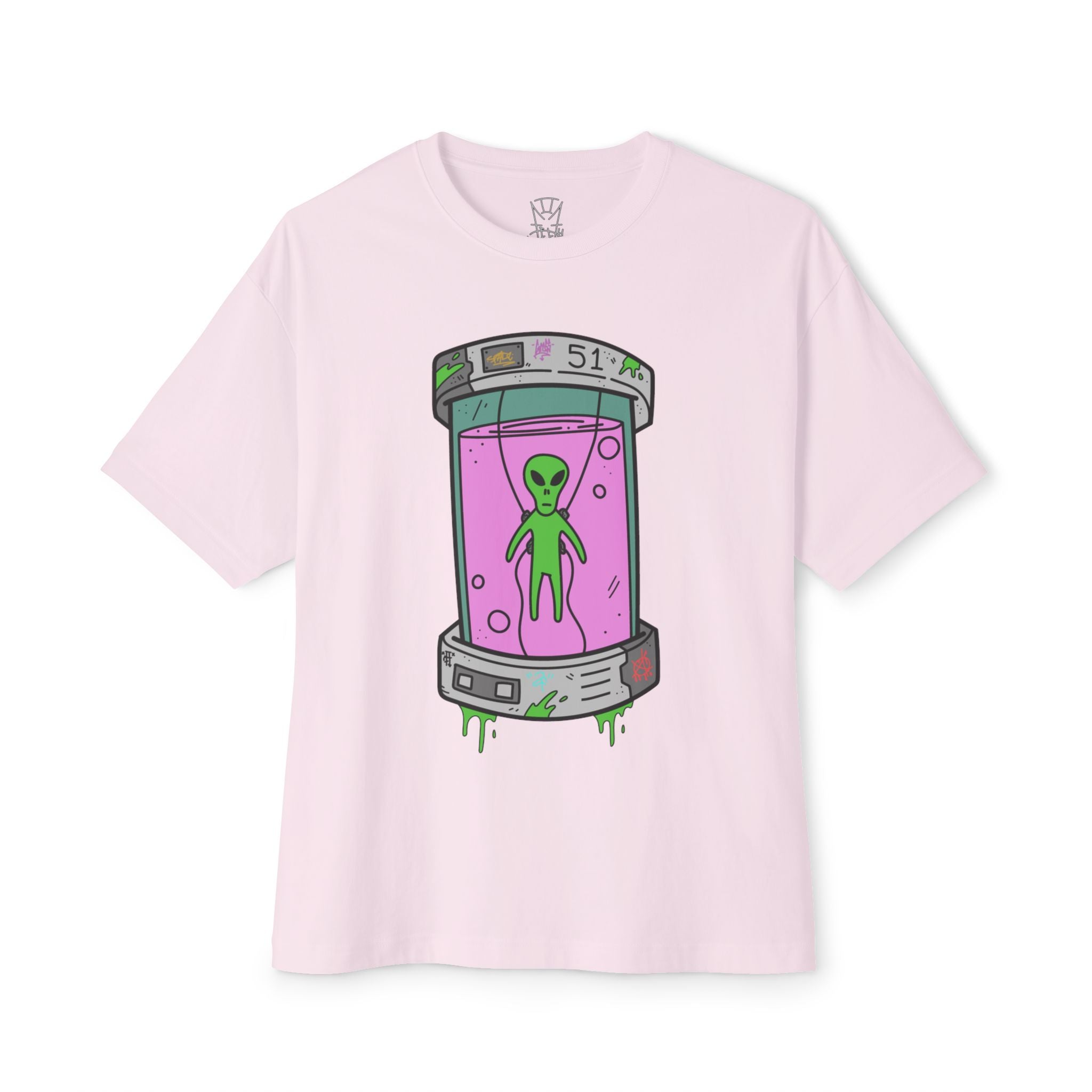 51 Conspiricies boxy style t-shirt by “2 Filthi”
