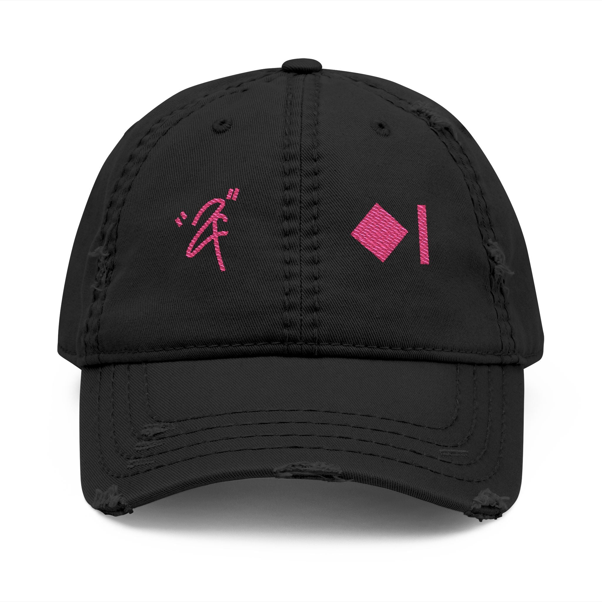 “2Filthi” Filth Wave Zero One Distressed Hat Embroidered