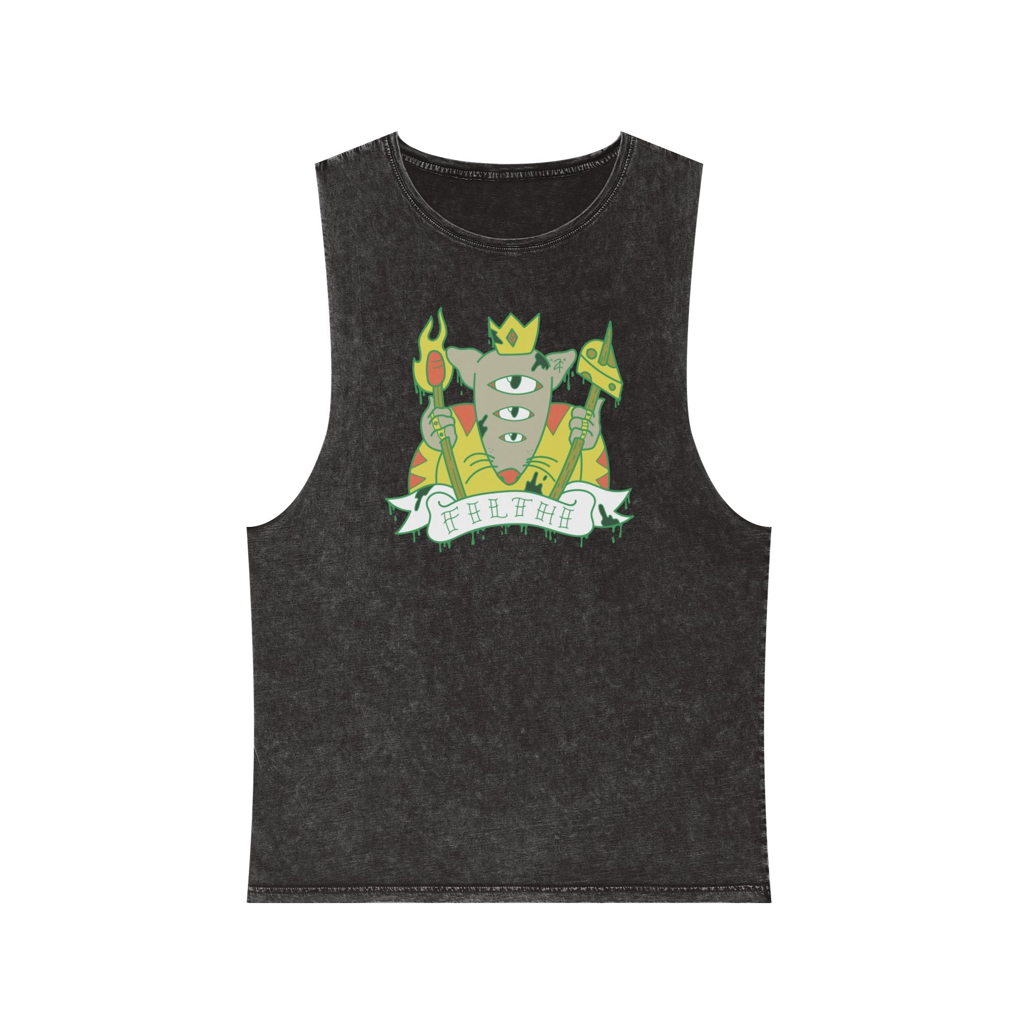 “2Filthi” King of Filth Unisex Stonewash Tank Top