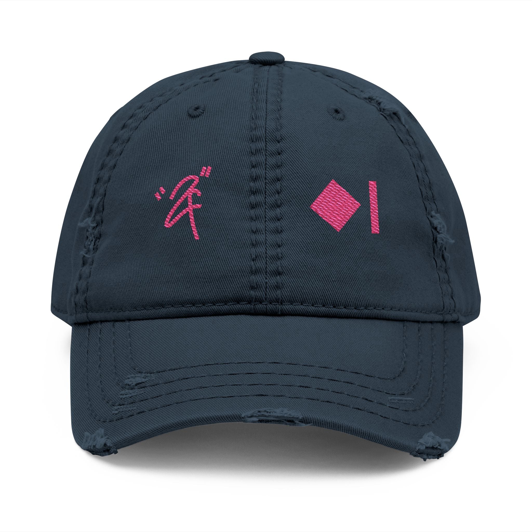 “2Filthi” Filth Wave Zero One Distressed Hat Embroidered