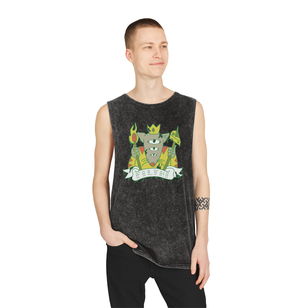 “2Filthi” King of Filth Unisex Stonewash Tank Top