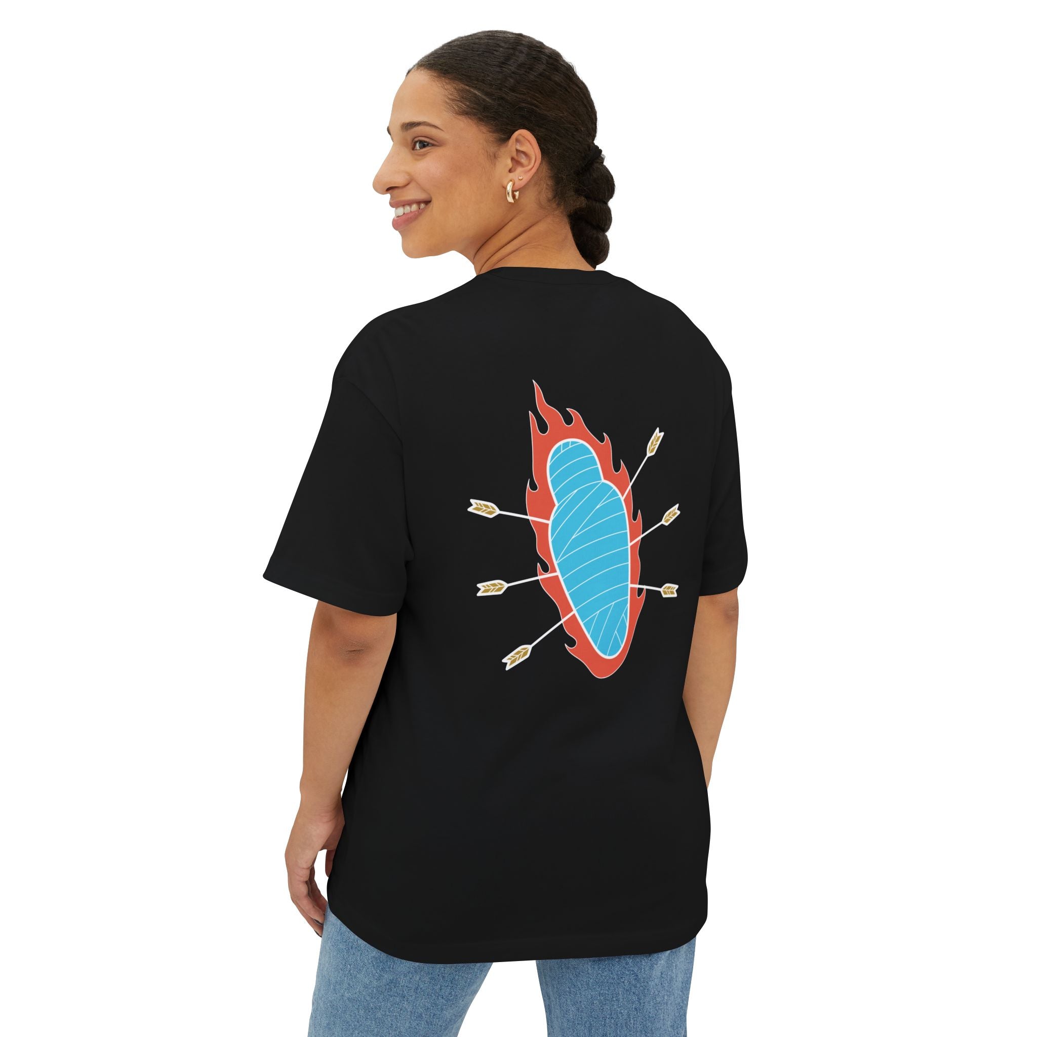 “2Filthi” Pyro Paradise Oversized Boxy Tee
