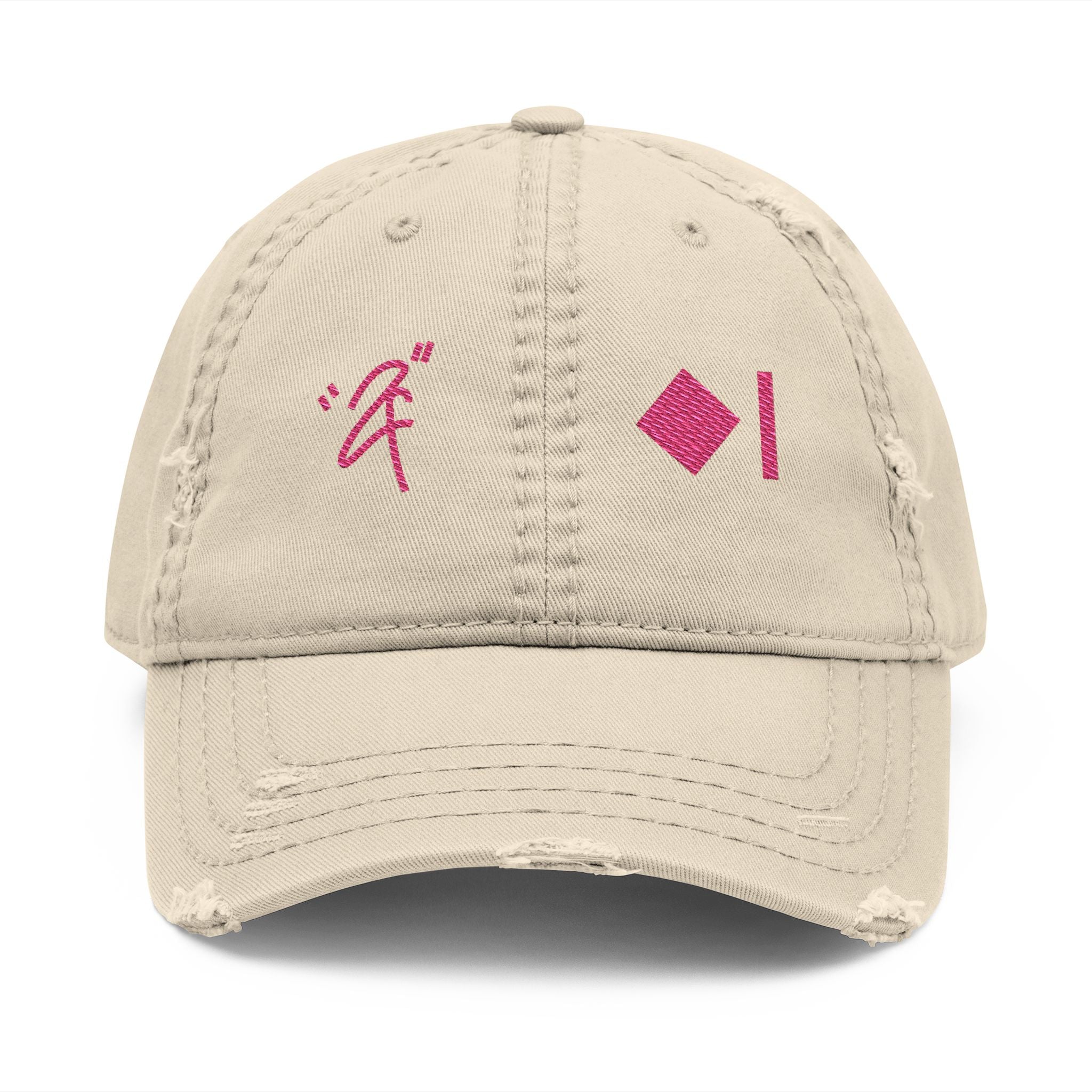 “2Filthi” Filth Wave Zero One Distressed Hat Embroidered